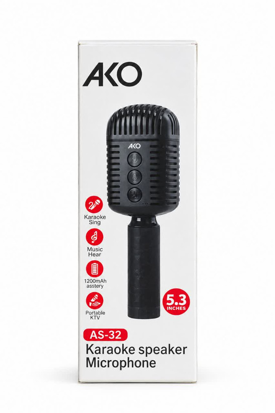 میکروفون اسپیکردار بلوتوثی AKO مدل AS-32