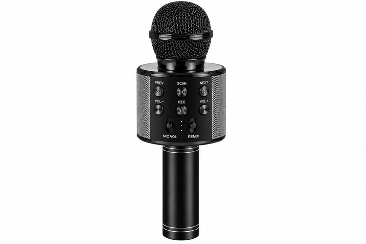 میکروفون اسپیکر بلوتوثی کارائوکه WS-858