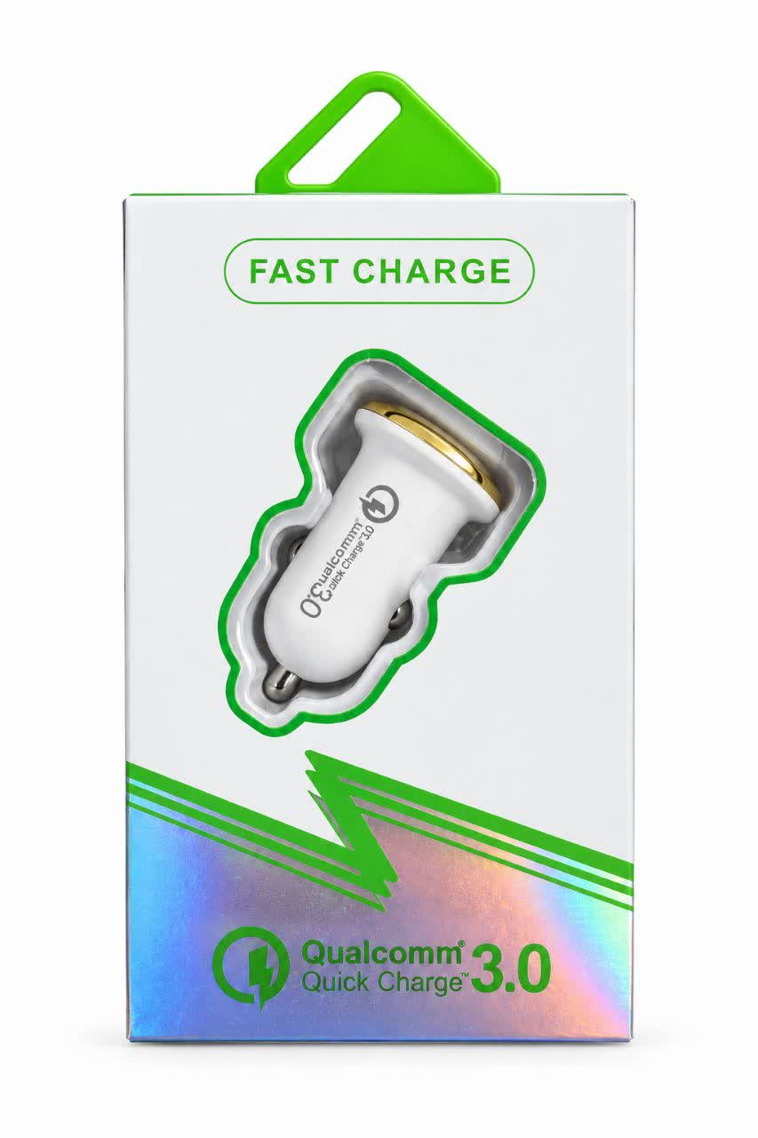 شارژر فندکی خودرو RX-25 با فناوری Quick Charge 3.0